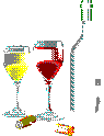 Cheesy wine graphic